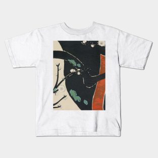 Flower art japanese Kids T-Shirt